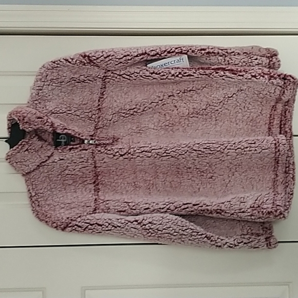 Boxercraft Frosty Garnet Sherpa Pullover S - Picture 2 of 12